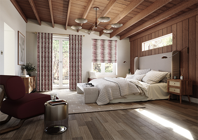 Highbury, Rosso - Made to Measure Curtains - Image 7